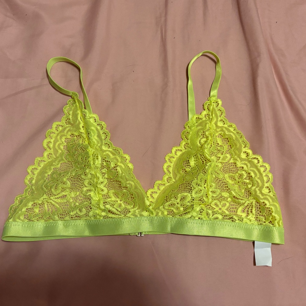 Neon yellow bralette